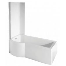 Besco Inspiro wanna z parawanem 150x69 cm lewa biała #WAI-150-NLE