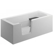 Polimat Vovo wanna prostokątna 160x75 cm z drzwiami dla osób niepełnosprawnych biała 00741