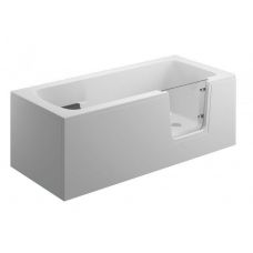Polimat Avo wanna prostokątna 180x80 cm z drzwiami dla osób niepełnosprawnych biała 00014
