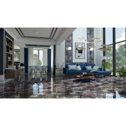 Ceramstic Imperial Poler płytka podłogowa 60x60 cm czarny połysk