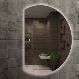 Venti Moon lustro 60x80 cm z oświetleniem