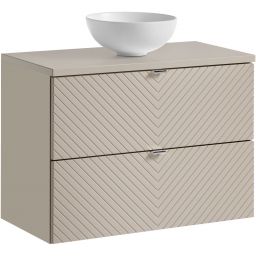 Zestaw Comad Viva Cashmere szafka 80x39x57 cm podumywalkowa wisząca kaszmir z blatem i umywalką SET-VIC B CASHMERE 80CM S UN DOMI MW