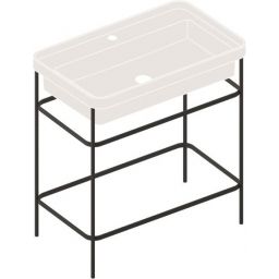 Art Ceram Fuori Scala stelaż stojący do umywalki czarny mat ACA05717