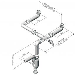 Alveus syfon podwójny 1033153
