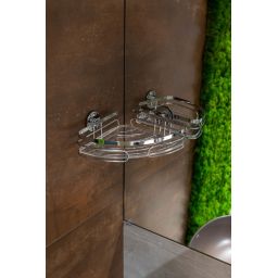 AWD Interior półka łazienkowa narożna chrom AWD02081419