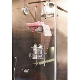 AWD Interior półka łazienkowa 18 cm podwójna stal AWD02081423