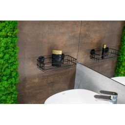 AWD Interior półka łazienkowa 26 cm czarna AWD02081665