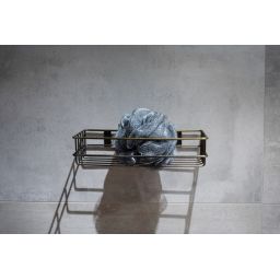 AWD Interior półka łazienkowa 26 cm złoto antyczne AWD02081704