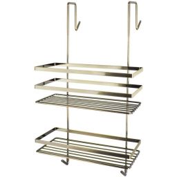 AWD Interior półka łazienkowa 25 cm podwójna złoto antyczne AWD02081708