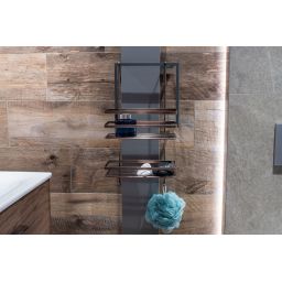 AWD Interior półka łazienkowa 25 cm podwójna miedziana AWD02081709