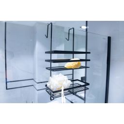 AWD Interior półka łazienkowa 25 cm podwójna czarna AWD02081778