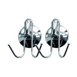 Awd Interior wieszak 2-hakowy chrom AWD02090339