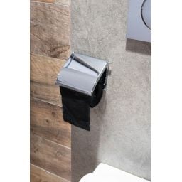 AWD Interior uchwyt na papier toaletowy z pokrywą chrom AWD02091338