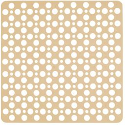AWD Interior mata antypoślizgowa 53x53 cm beżowa AWD02091431