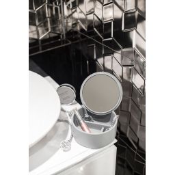 AWD Interior organizer na kosmetyki z lusterkiem szary AWD02091466