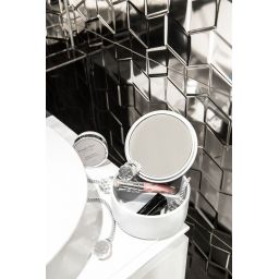 AWD Interior organizer na kosmetyki z lusterkiem biały AWD02091467