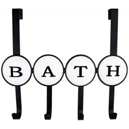 AWD Interior wieszak na ręcznik biały/czarny AWD02091482