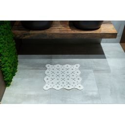 AWD Interior mata antypoślizgowa 51x51 cm biała AWD02091484