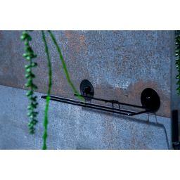 AWD Interior wieszak na ręcznik 33 cm ścienny czarny AWD02091661