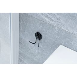 AWD Interior wieszak na ręcznik ścienny czarny AWD02091662