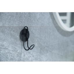 AWD Interior wieszak na ręcznik ścienny czarny AWD02091663