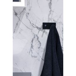 AWD Interior wieszak na ręcznik podwójny czarny AWD02091761