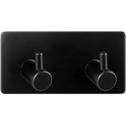 AWD Interior wieszak na ręcznik podwójny czarny AWD02091772