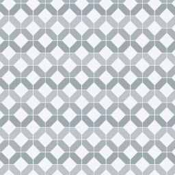 AWD Interior zasłona prysznicowa 180x180 cm EVA półtransparentny/wzór graficzny szary AWD02101811