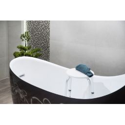 AWD Interior taboret prysznicowy dla niepełnosprawnych biały/aluminium AWD02331408