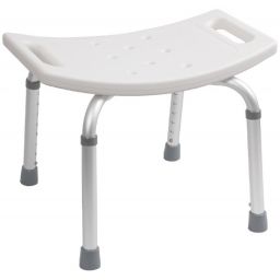 AWD Interior krzesło prysznicowe dla niepełnosprawnych biały/aluminium AWD02331411