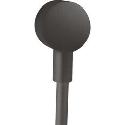 Axor Starck przyłącze kątowe Fixfit czarny chrom szczotkowany 27451340