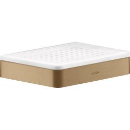 Axor Universal Softsquare mydelniczka ścienna brąz szczotkowany 42803140