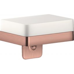 Axor Universal Softsquare dozownik do mydła 180 ml czerwone złoto szczotkowane 42819310