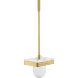 Axor Universal Softsquare szczotka toaletowa ścienna złoty optyczny szczotkowany 42835250