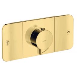Axor One moduł prysznicowy podtynkowy termostatyczny złoty optyczny polerowany 45712990
