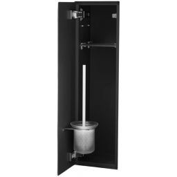 Balneo Wall-Box Brush L schowek na szczotkę toaletową czarny B0401020505-02