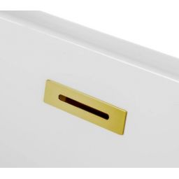 Balneo Parma pokrywa korka i przelewu złoty połysk J1010051010-1