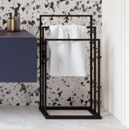 Baltica Design Claes wieszak na ręczniki 50 cm stojący czarny