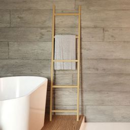 Baltica Design Kai Gold wieszak na ręczniki 40x150 cm stojący drabina złoty