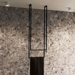 Baltica Design Widar II wieszak na ręczniki wiszący czarny