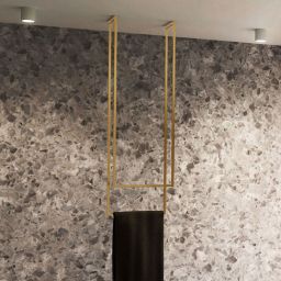 Baltica Design Widar II Gold wieszak na ręczniki wiszący złoty