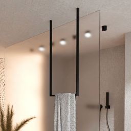 Baltica Design Arne wieszak na ręcznik wiszący czarny