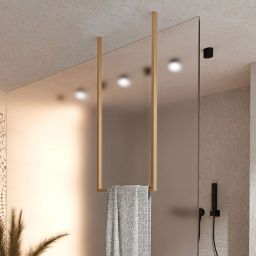 Baltica Design Arne Gold IV wieszak na ręcznik wiszący złoty