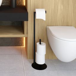 Baltica Design Kari Plus stojak na papier toaletowy czarny