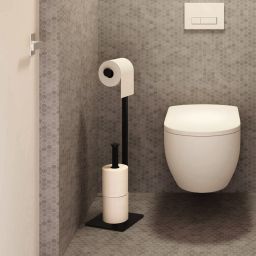 Baltica Design Trin Plus stojak na papier toaletowy czarny