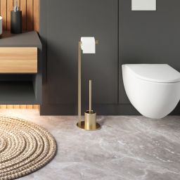 Baltica Design Jar Gold szczotka toaletowa stojąca złota