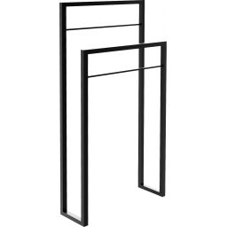 Baltica Design Aksel II wieszak na ręczniki 60 cm stojący czarny