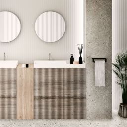 Baltica Design Idar III wieszak na ręcznik 64x9 cm ścienny czarny