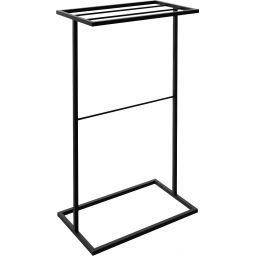 Baltica Design Narve wieszak na ręczniki 50 cm stojący czarny