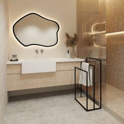 Baltica Design Jarl wieszak na ręczniki 50 cm stojący czarny